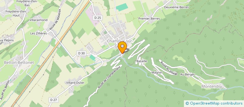 localisation de l'entreprise MONSIEUR LAURENT BIENKOWSKI  CHAMOUX-SUR-GELON