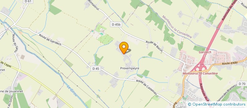 localisation de l'entreprise MONSIEUR LAURENT BIGA  GARIDECH