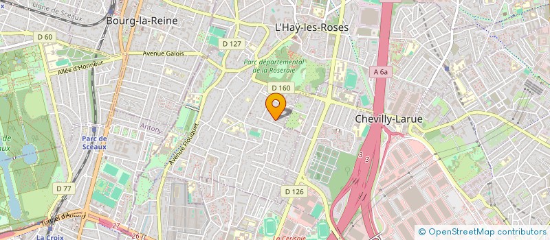 localisation de l'entreprise MONSIEUR LAURENT BIGNET  L'HAY-LES-ROSES