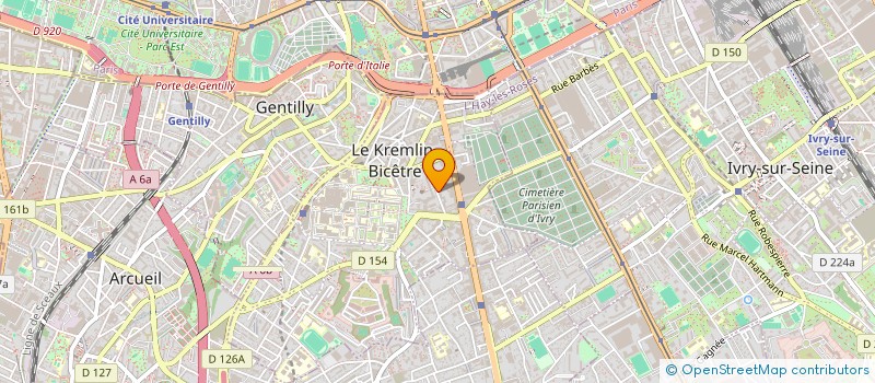 localisation de l'entreprise MONSIEUR LAURENT BIGORGNE à LE KREMLIN-BICETRE