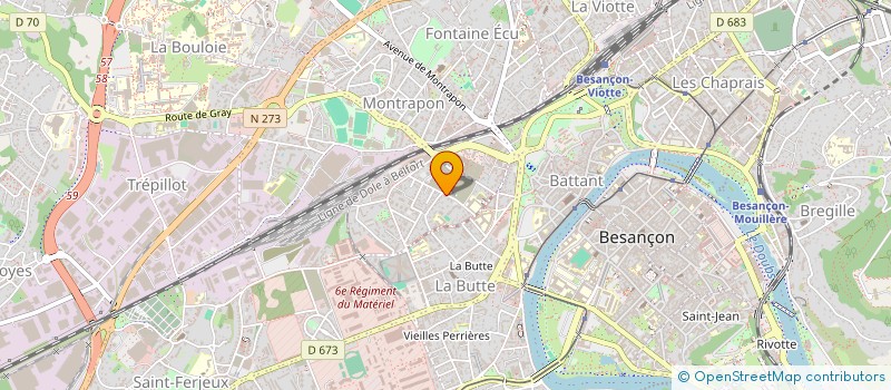 localisation de l'entreprise MONSIEUR LAURENT BIICHLE  BESANCON