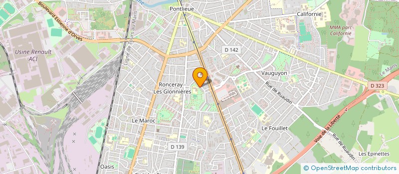 localisation de l'entreprise MONSIEUR LAURENT BIJOUX  LE MANS