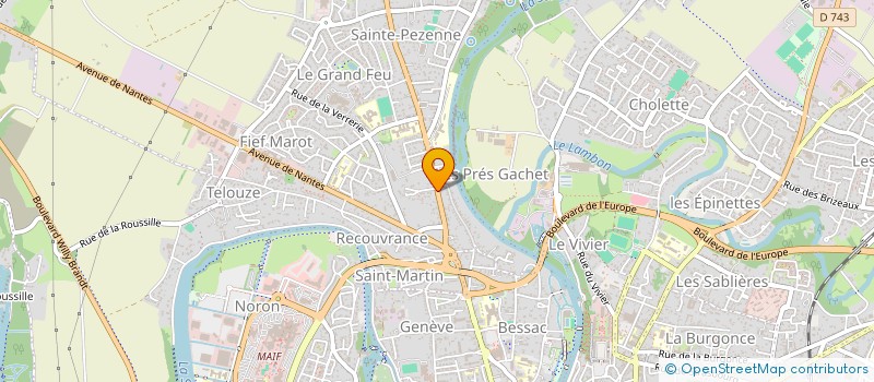 localisation de l'entreprise MONSIEUR LAURENT BILLOT  NIORT