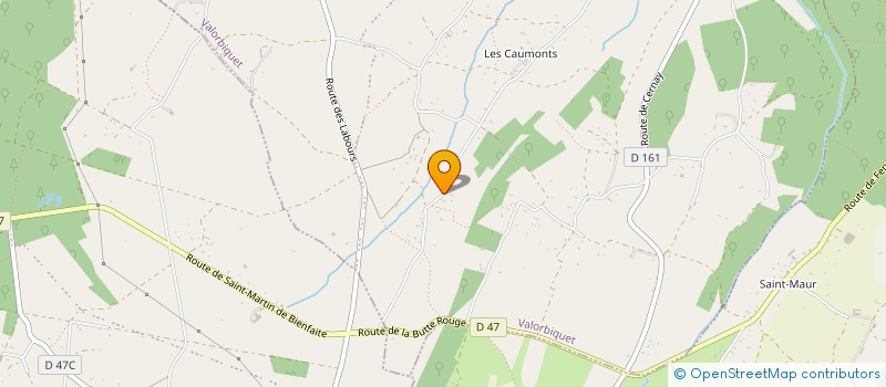 localisation de l'entreprise MONSIEUR LAURENT BION  VALORBIQUET