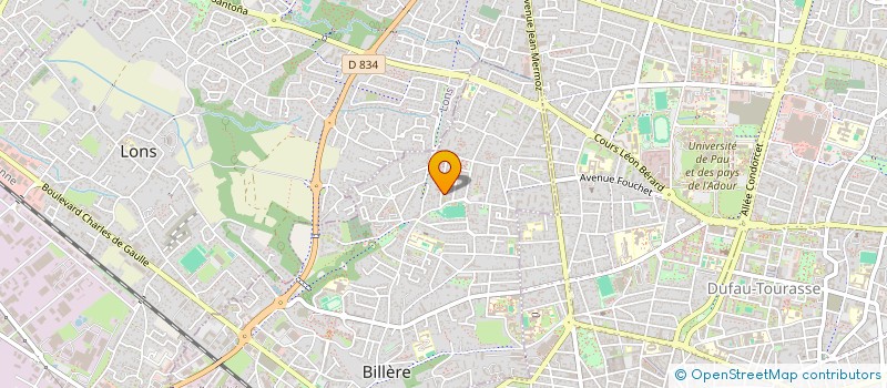 localisation de l'entreprise MONSIEUR LAURENT BISCAY  BILLERE