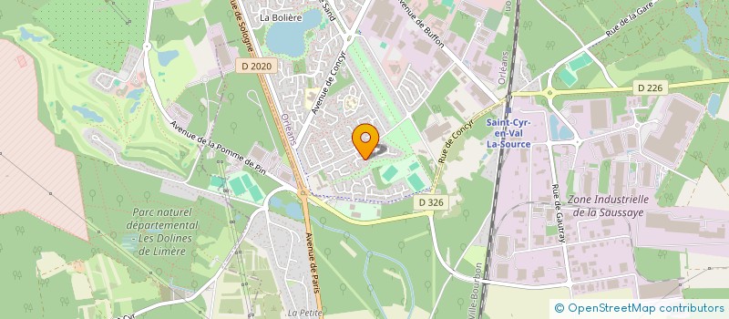 localisation de l'entreprise MONSIEUR LAURENT BIZIEN à ORLEANS