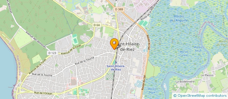 localisation de l'entreprise MONSIEUR LAURENT BLAINEAU  SAINT-HILAIRE-DE-RIEZ