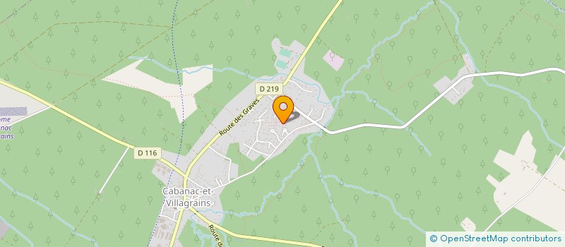 localisation de l'entreprise MONSIEUR LAURENT BLANCHARDON  CABANAC-ET-VILLAGRAINS
