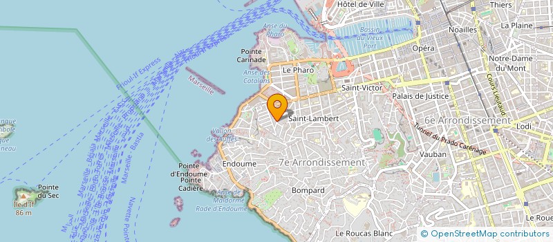localisation de l'entreprise MONSIEUR LAURENT BLANCHON à MARSEILLE