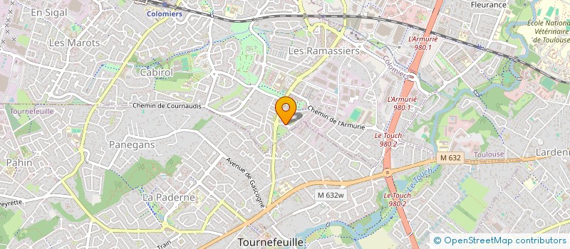 localisation de l'entreprise MONSIEUR LAURENT BLANGARIN à COLOMIERS