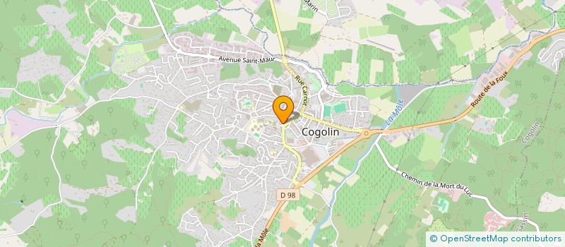 localisation de l'entreprise MONSIEUR LAURENT BLENGINI à COGOLIN