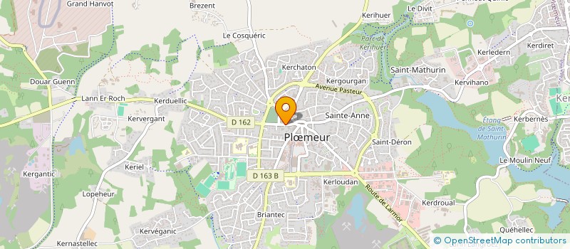 localisation de l'entreprise MONSIEUR LAURENT BLEUZEN à PLOEMEUR