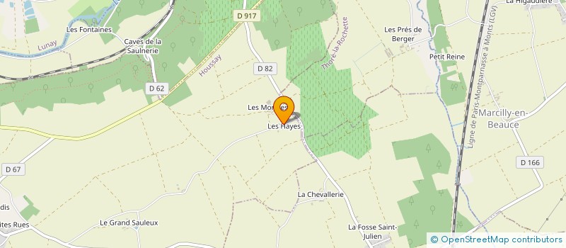localisation de l'entreprise MONSIEUR LAURENT BLIN à HOUSSAY