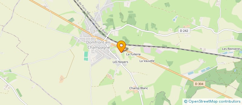 localisation de l'entreprise MONSIEUR LAURENT BLIN à DOMFRONT-EN-CHAMPAGNE