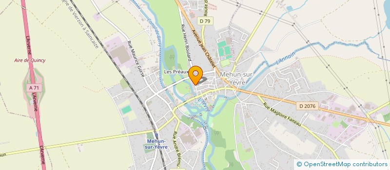 localisation de l'entreprise MONSIEUR LAURENT BLIN  MEHUN-SUR-YEVRE