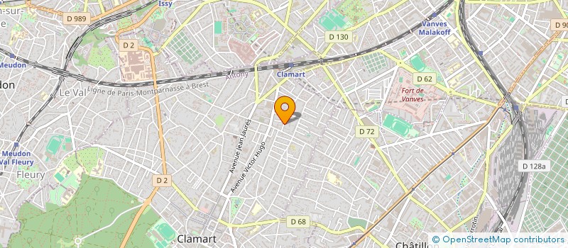 localisation de l'entreprise MONSIEUR LAURENT BLIN à CLAMART