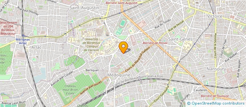 localisation de l'entreprise MONSIEUR LAURENT BLOCH  BORDEAUX