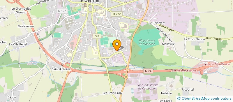 localisation de l'entreprise MONSIEUR LAURENT BOHEC à PLOERMEL