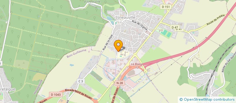 localisation de l'entreprise MONSIEUR LAURENT BOINET  ISNEAUVILLE