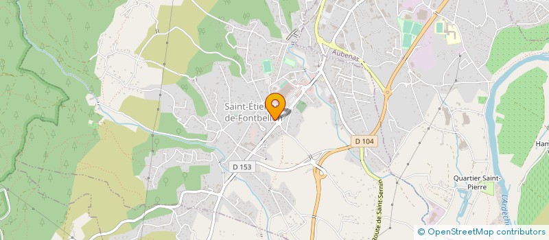 localisation de l'entreprise MONSIEUR LAURENT BOISDANGHIEN à SAINT-ETIENNE-DE-FONTBELLON