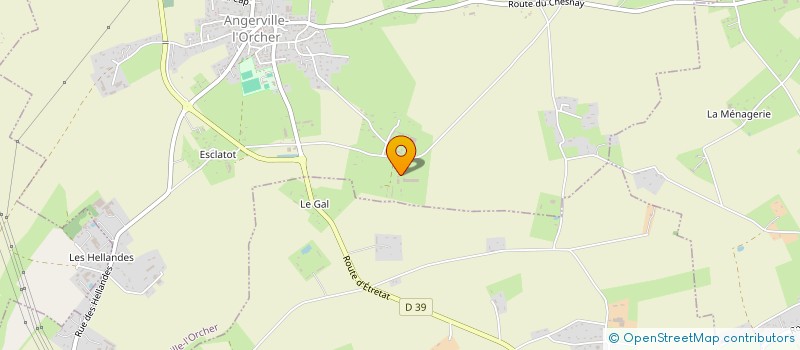 localisation de l'entreprise MONSIEUR LAURENT BOISSEL  ANGERVILLE-L'ORCHER