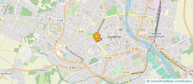 localisation de l'entreprise MONSIEUR LAURENT BOISSET à AUXERRE