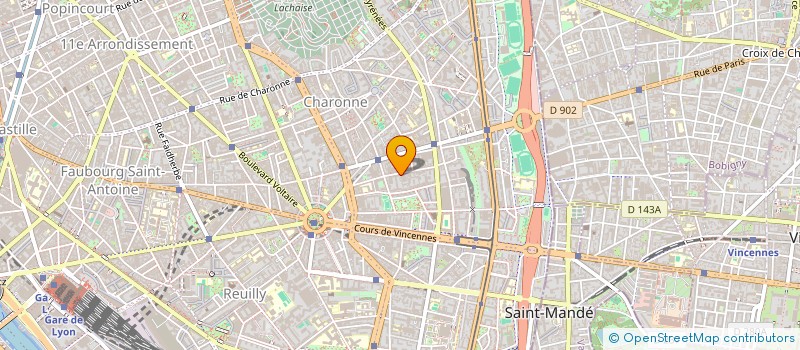 localisation de l'entreprise MONSIEUR LAURENT BOISSIN  PARIS