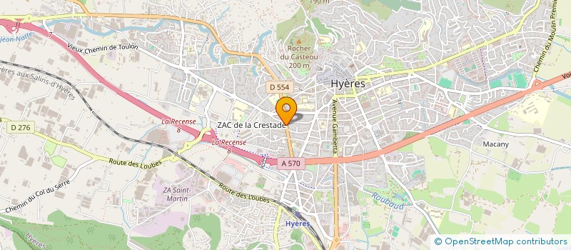 localisation de l'entreprise MONSIEUR LAURENT BOISSIN  HYERES