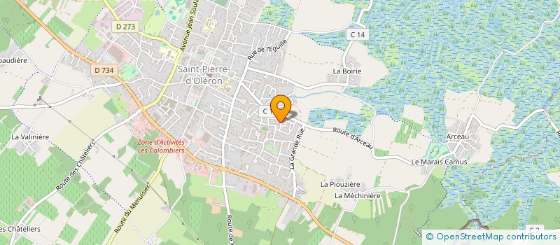 localisation de l'entreprise MONSIEUR LAURENT BOISSONNET à SAINT-PIERRE-D'OLERON