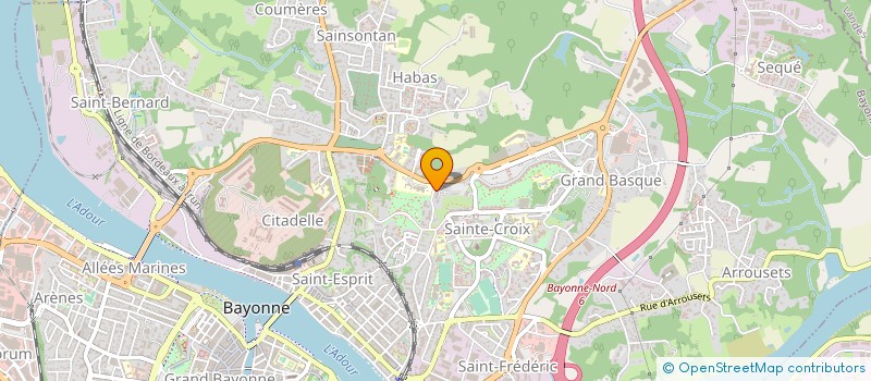 localisation de l'entreprise MONSIEUR LAURENT BOLORINOS à BAYONNE