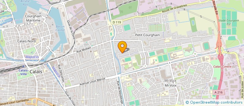localisation de l'entreprise MONSIEUR LAURENT BOMBLE  CALAIS