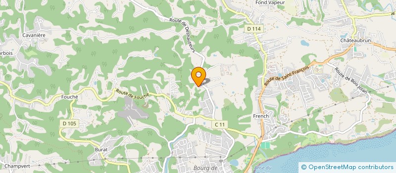 localisation de l'entreprise MONSIEUR LAURENT BOMPUIS  SAINTE-ANNE