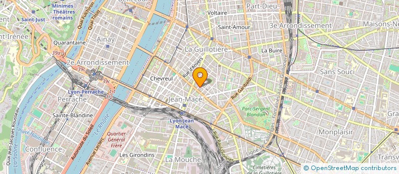 localisation de l'entreprise MONSIEUR LAURENT BON  LYON