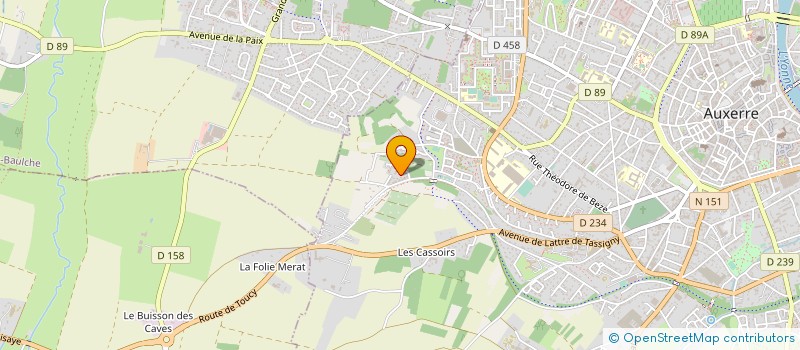 localisation de l'entreprise MONSIEUR LAURENT BONFANTI à AUXERRE