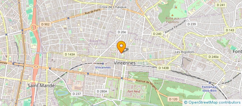 localisation de l'entreprise MONSIEUR LAURENT BONIN à VINCENNES