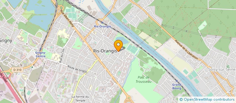 localisation de l'entreprise MONSIEUR LAURENT BONIN  RIS-ORANGIS