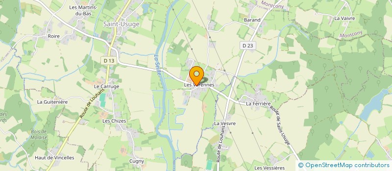 localisation de l'entreprise MONSIEUR LAURENT BONIN  SAINT-USUGE