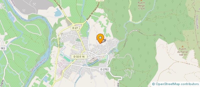 localisation de l'entreprise MONSIEUR LAURENT BONNAFOUS  ANIANE