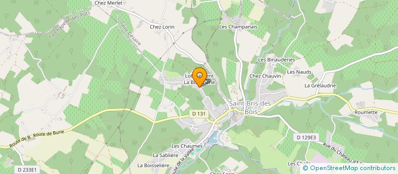 localisation de l'entreprise MONSIEUR LAURENT BONNAL  SAINT-CESAIRE