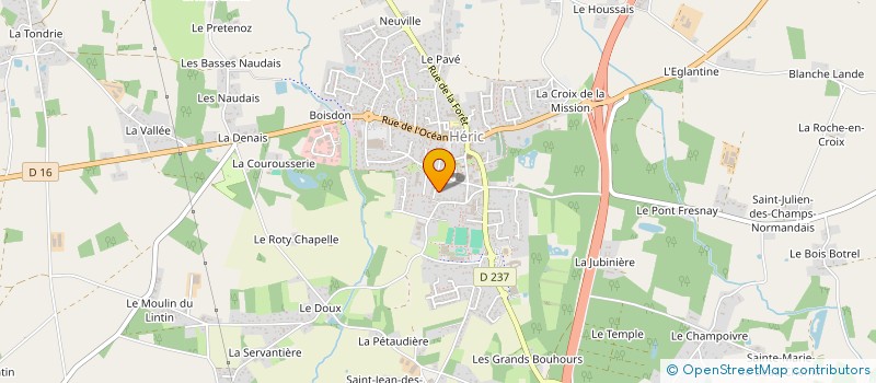 localisation de l'entreprise MONSIEUR LAURENT BONNEAU  HERIC