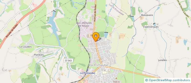 localisation de l'entreprise MONSIEUR LAURENT BONNEFIS  LUC-LA-PRIMAUBE