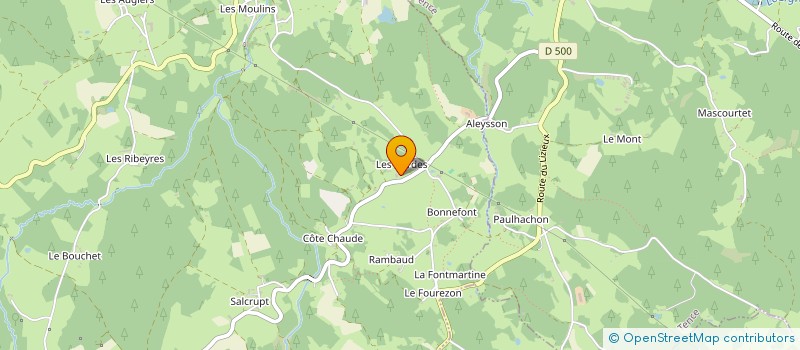 localisation de l'entreprise MONSIEUR LAURENT BONNEFOY  SAINT-JEURES