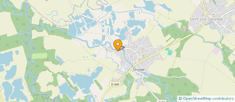 localisation de l'entreprise MONSIEUR LAURENT BONNEMAISON  SAINT-JUST-SAUVAGE