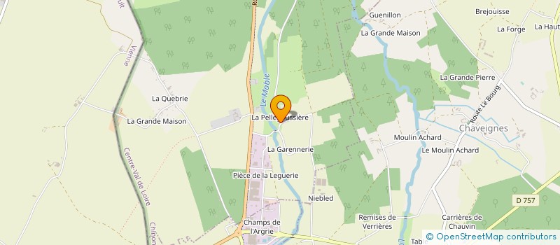 localisation de l'entreprise MONSIEUR LAURENT BONNET  CHAMPIGNY-SUR-VEUDE