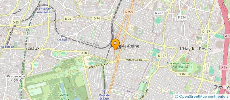 localisation de l'entreprise MONSIEUR LAURENT BONNET à BOURG-LA-REINE