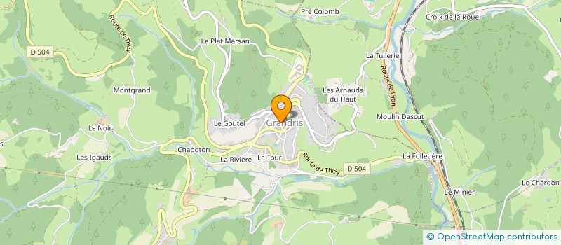 localisation de l'entreprise MONSIEUR LAURENT BONNIEC  GRANDRIS