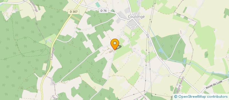 localisation de l'entreprise MONSIEUR LAURENT BONNIER à LE LUDE