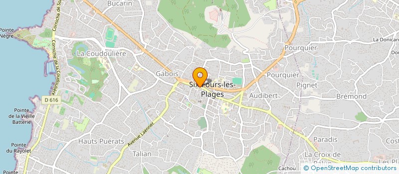 localisation de l'entreprise MONSIEUR LAURENT BONNIFAY à SIX-FOURS-LES-PLAGES