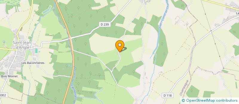 localisation de l'entreprise MONSIEUR LAURENT BONTEMPS à CHAMPAGNE