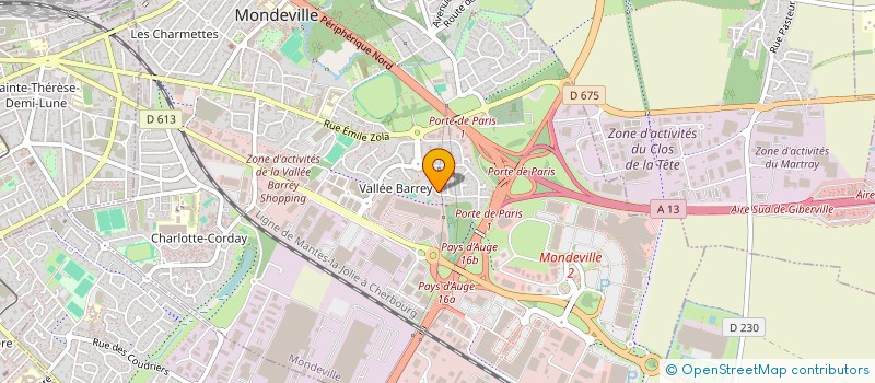 localisation de l'entreprise MONSIEUR LAURENT BONY à MONDEVILLE